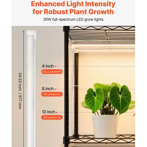 Serre Intérieur avec Lampe de Croissance Support Plantes 4 (1/5)