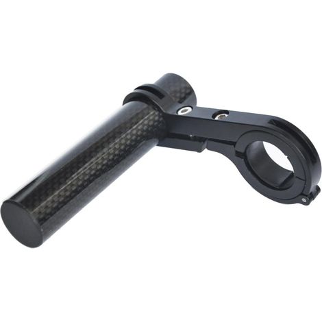 Support d'extension de guidon de vélo, fixation en fibre de carbone et alliage d'aluminium, pour compteur de vitesse et phare. (1/5)