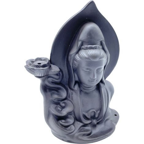 Brûleur d'encens à reflux - Bouddha Serine- Vendu par 1 (1/2)