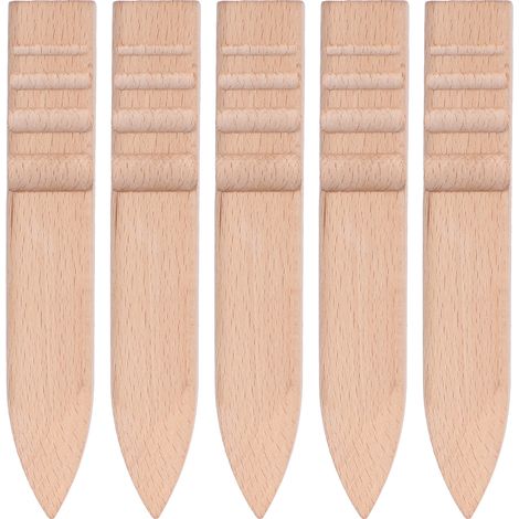 Polisseuse de bords en bois de hêtre, polisseuse à cuir, kit d'outils de loisirs créatifs, 5 pièces (1/5)
