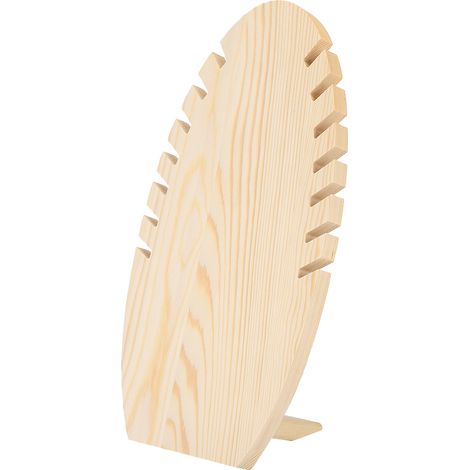 Tisch-Schmuckständer aus Holz mit Halterung für Halsketten und Ohrringe (1/5)