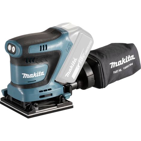Makita – Ponceuse orbitale sans fil 18V DBO480Z – Plaque abrasive 102 x 112 mm – Moteur Brushless – Aspiration de poussière intégrée (1/4)