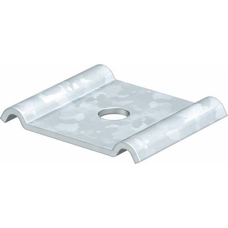 OBO Bettermann Pièce de serrage pour vis M6 60x40 Acier galvanisé à chaud, 6015271 (1/2)