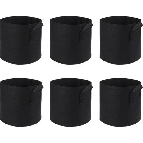 Pflanzsäcke Für Pflanzen 6 Stück Outdoor Blumenbehälter mit