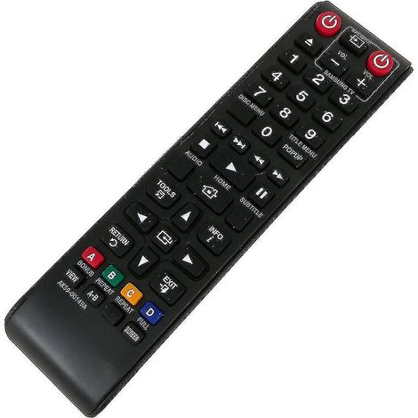 CREA Remote Control For Samsung Blu-ray Player Ak59-00149a Bd-f5100 Bd-fm57c Bd-h5100 Ak59-00166a Ak59-00 (1/4)