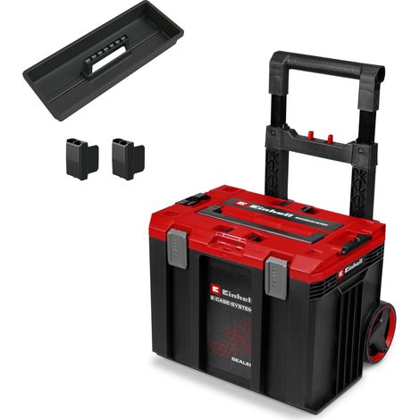 Einhell Coffret de rangement sur roulette E-Case L SEALED (120 kg max, étanche à la poussière et aux projections d’eau) (1/4)