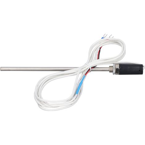 Câble d'extension de 3 m pour transmetteur de température numérique de type K, en acier inoxydable, avec sonde de remplacement pour capteur de température (1/5)