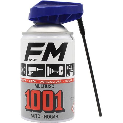 FM aflojatodo 1001 250ml. spray , Aceite aflojatodo FM Aceite multiusos formulado a base de aceites que le confieren gran poder de penetración y lubricación Fácil aplicació