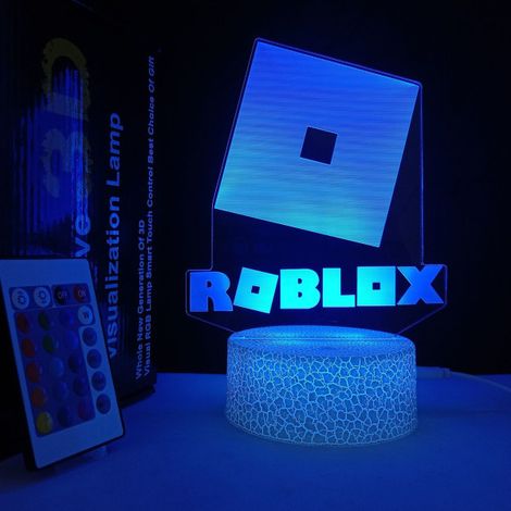 Cadeaux créatifs, veilleuses décoratives pour salle de jeux, modèle fissuré, socle fissuré, ensemble de couleurs tactiles Roblox Crack Touch