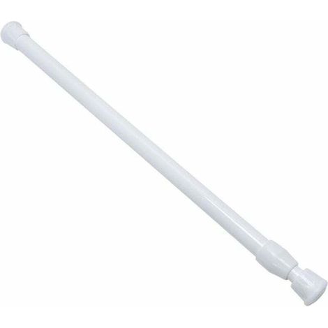 Asta per tende telescopica regolabile da 40 a 70 cm – Ferro e plastica – Installazione senza attrezzi – Per docce, finestre e armadi