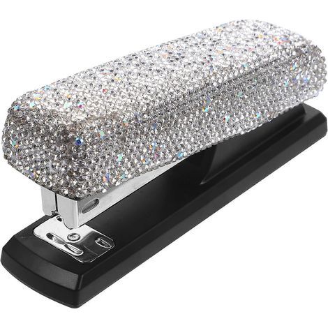 agrafeuse pratique en métal pour bureau, accessoire professionnel pour la maison-12.00X5.80X3.40CM (1/4)