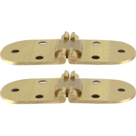 Charnière à bords arrondis en cuivre 8030 mm pour table pliante de machine à coudre et meubles (1/5)