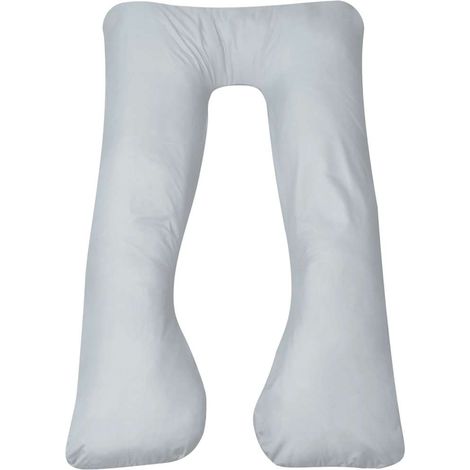 vidaXL Almohada de embarazo gris 90x145 cm (1/4)