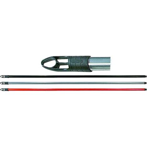 Manico Per Scope Fe.Verniciato Con Filetto 130 Cm Colore Nero Conf. 25 Pezzi