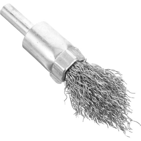 Brosse Métallique en Acier Inoxydable Argentée Pagode pour Nettoyage Approfondi Manche, Longue Durée et Brosse de Nettoyage Polyvalente pour Usage Industriel (1/5)