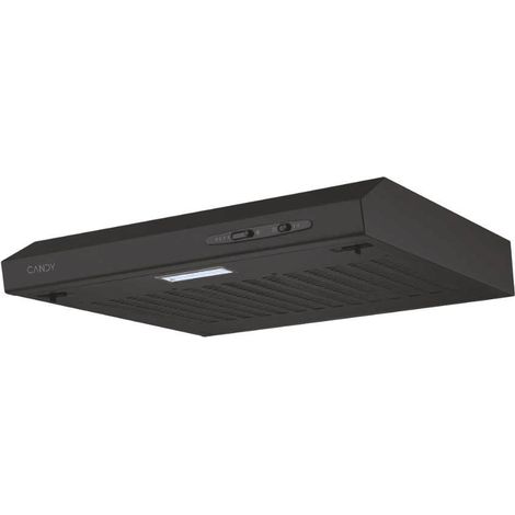Candy – Hotte casquette 600mm encastrée – Extraction 209,7 m³/h – Niveau sonore 71 dB – Filtre à charbon – CFT6104N1