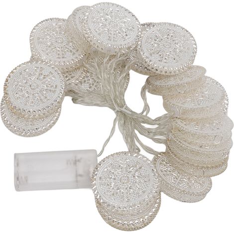 Ortviai Guirlande Lumineuse LED 20 Ampoules en Fer Rétrô pour Extérieur, Jardin et Balcon – Étanche (1/5)