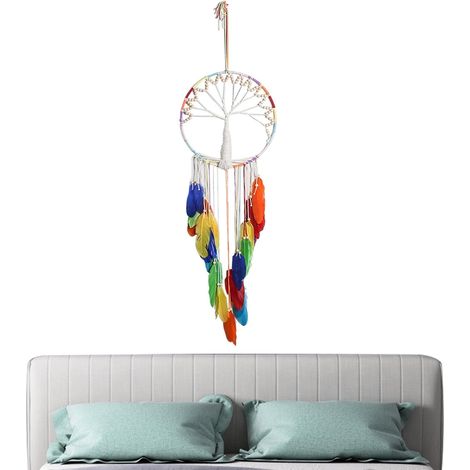 Ornement Attrape-rêves en macramé, Ornement de décoration (1/5)