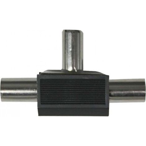 Induktiver TV-Anschluss T 2 Stecker/1 Buchse Schwarz 7hSevenOn Elec