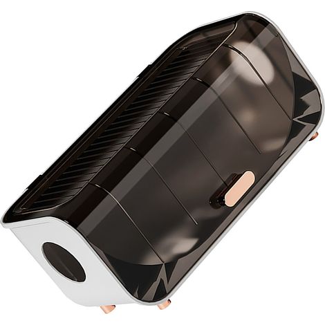 Boîte de gestion des câbles en plastique, assemblage facile, protection de sécurité, organiseur de cordons pour multiprises chargeurs adaptateurs fils Café (1/5)