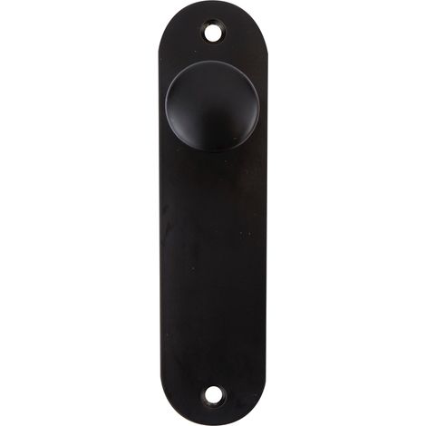 Pomo armario ovalado aluminio negro 6032 (1/2)
