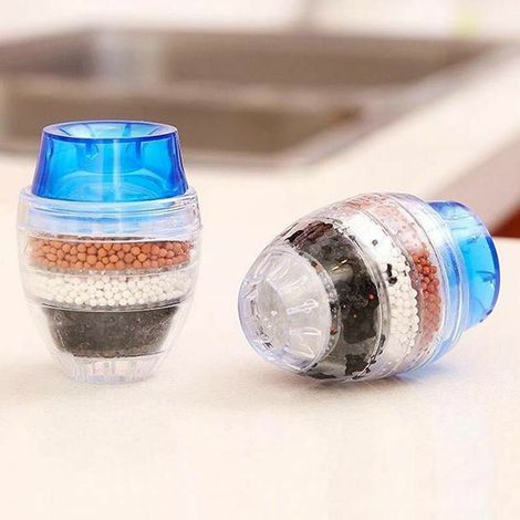 Filtre Purificateur d’Eau du Robinet à 4 Niveaux au Charbon Actif 21 à 23 mm (1/5)