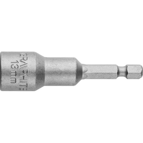 Casquillo magnético de 13 x 65 mm, vástago de 1/4". (1/2)