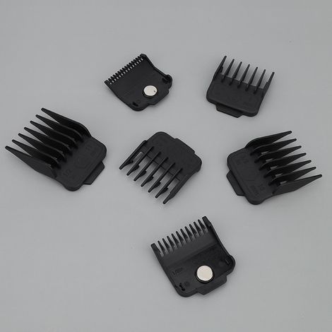 Peine con límite de succión magnético, juego de 6 cuchillas para cortadora, cortadora de cabello con pinza, cabezal de aceite especial, cortadora eléctrica con placa de hierro