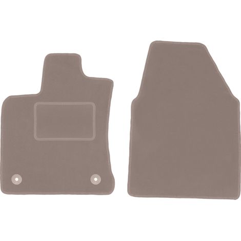 Alfombrillas delanteras para Nissan Qashqai J10 I crossover (2006-2013), color beige. (1/5)