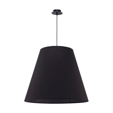 Suspension Nowodvorski MOSS noire tissu Ø58 3xE27 150cm
