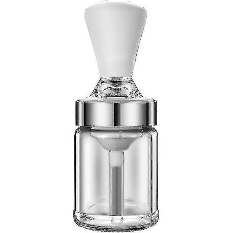 Flacon distributeur d'huile d'olive en verre avec brosse en silicone 2 (1/5)