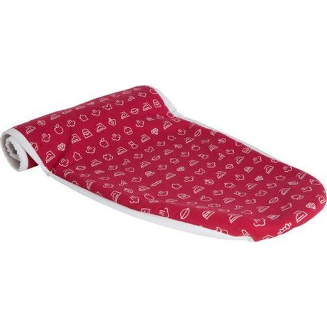 Lelit PA702 funda de tabla de planchar Funda acolchada para tabla de planchar Algodón, Poliéster Rojo, Blanco