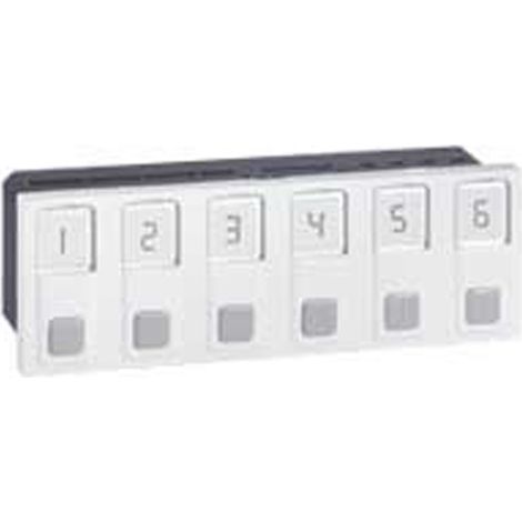 Afficheur d'appel 6 directions Mosaic 6 modules LEGRAND 076660 (1/2)
