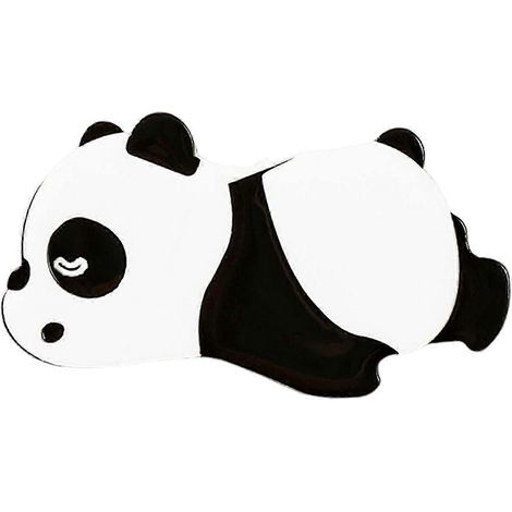 Pince à cheveux en forme de panda, design antidérapant, aspect original, accessoire de coiffure pour femmes et filles.-D (1/5)