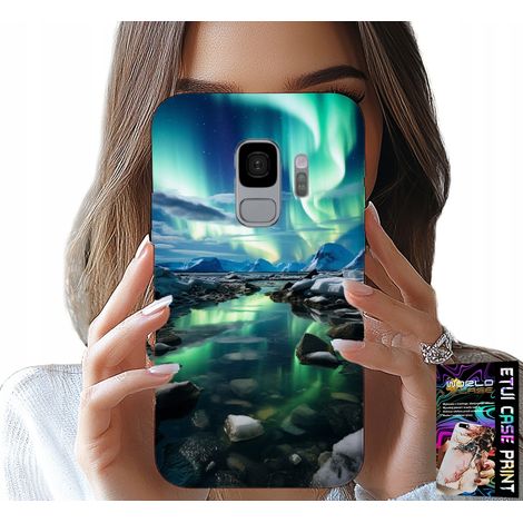 Coque pour Samsung Galaxy S9 - Aurore boréale d'Alaska + film protecteur (1/5)