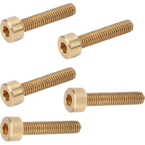 50 Stück Innensechskantschrauben aus Kupfer, Befestigungselemente, Hardware-Werkzeuge, Industriebedarf M4M4x20 (1/5)