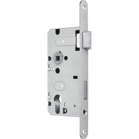 Serrure de porte Serrure PZ classe 2 axe 55 mm têtière 20 mm DIN droite distance 72 mm Serrure à mortaiser pour portes de maison (1/4)