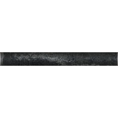 Carrelage mural faience effet graphique MELLAH Baguette 13x1.5 cm Noir - - boîte de 1.30 m2