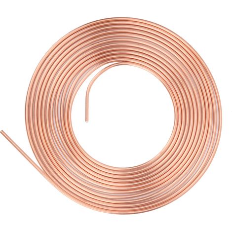 3/16 Zoll Außendurchmesser, 25 Fuß Kupfer-Nickel-Rohrset mit Fitting und Spule, perfekte Flexibilität für Bremsleitungen (1/5)