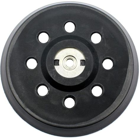 Plateau de Poncage, 125mm Plateau de Ponçage, Plateau pour Metabo SXE 325 Intec 425 Turbotec 631220000 (Noir) (1/5)