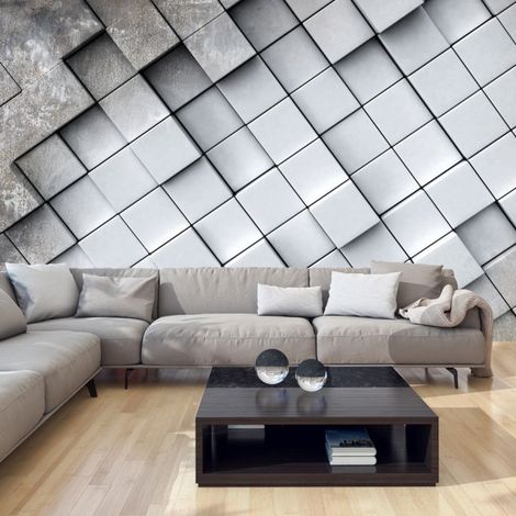 Papier Peint "Gray Background 3D" 245 x 350 cm (1/2)