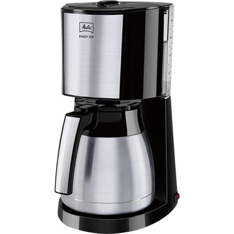 Melitta Enjoy Top Therm - Cafetière - 15 tasses - inox/noir