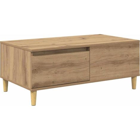 Maison Exclusive - Tavolino da salotto Rovere artigianale 90 x 50 x 35 cm