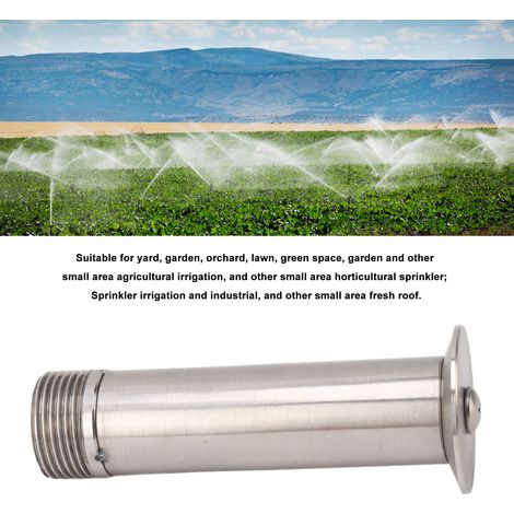 Edelstahl-Springbrunnensprenger G1/2 Innengewinde G3/4 Außengewinde für Gärten und Rasenflächen (1/5)