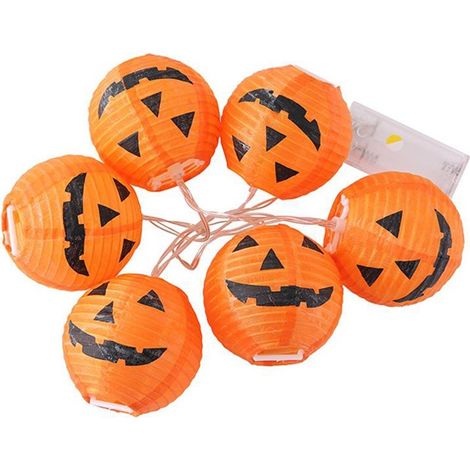 Energiesparende Halloween-Kürbis-Lichterkette mit 20 hochhellen LEDs zur Dekoration Ihres Gartens. (1/5)