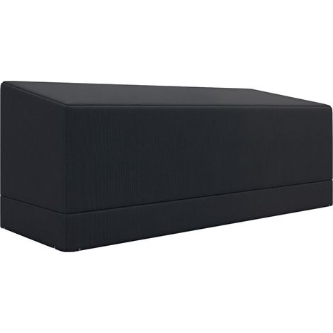 Outsunny 190x72x76cm Rectangular Patio Furniture Cover for Chairs Black (1/5)