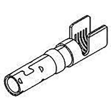 TE Connectivity 213843-3 Cosse cylindrique mâle Contact femelle 1 pc(s) (1/2)