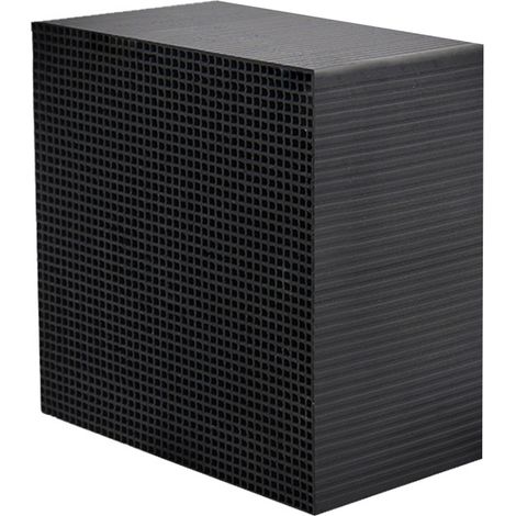 Filtre à charbon actif en nid d'abeille cubique pour purification d'eau d'aquarium de réservoir