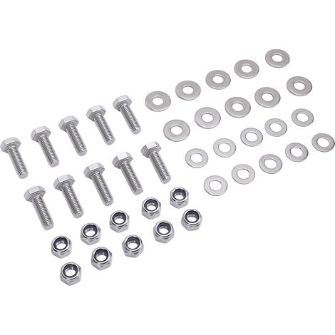 Kit de Boulon de Croix Arrière, Acier Inoxydable, Connexion Sécurisée, Série 2 2a 3, avec 10 Boulons, 10 Contre-écranes, 20 Rondelles, pour les Modèles de Défenseur (1/5)