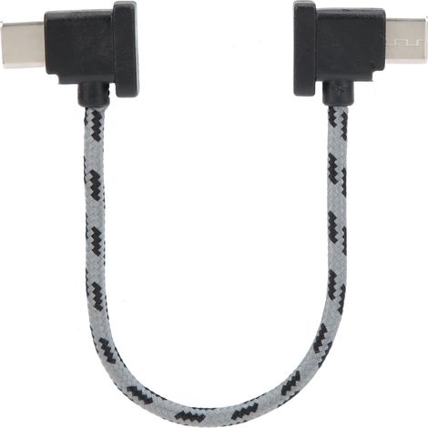 Câble de données coudé de 15 cm de type C vers type C pour télécommande DJI Mavic Air 2/Mini 2